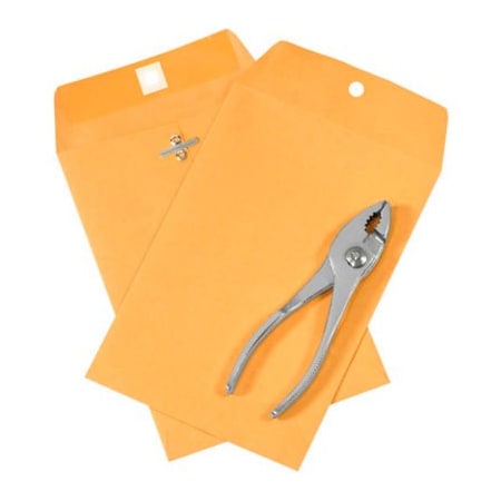 Box Packaging Clasp Catalog Envelopes, 9"W x 6"H, Kraft, 1000/Pack EN1001